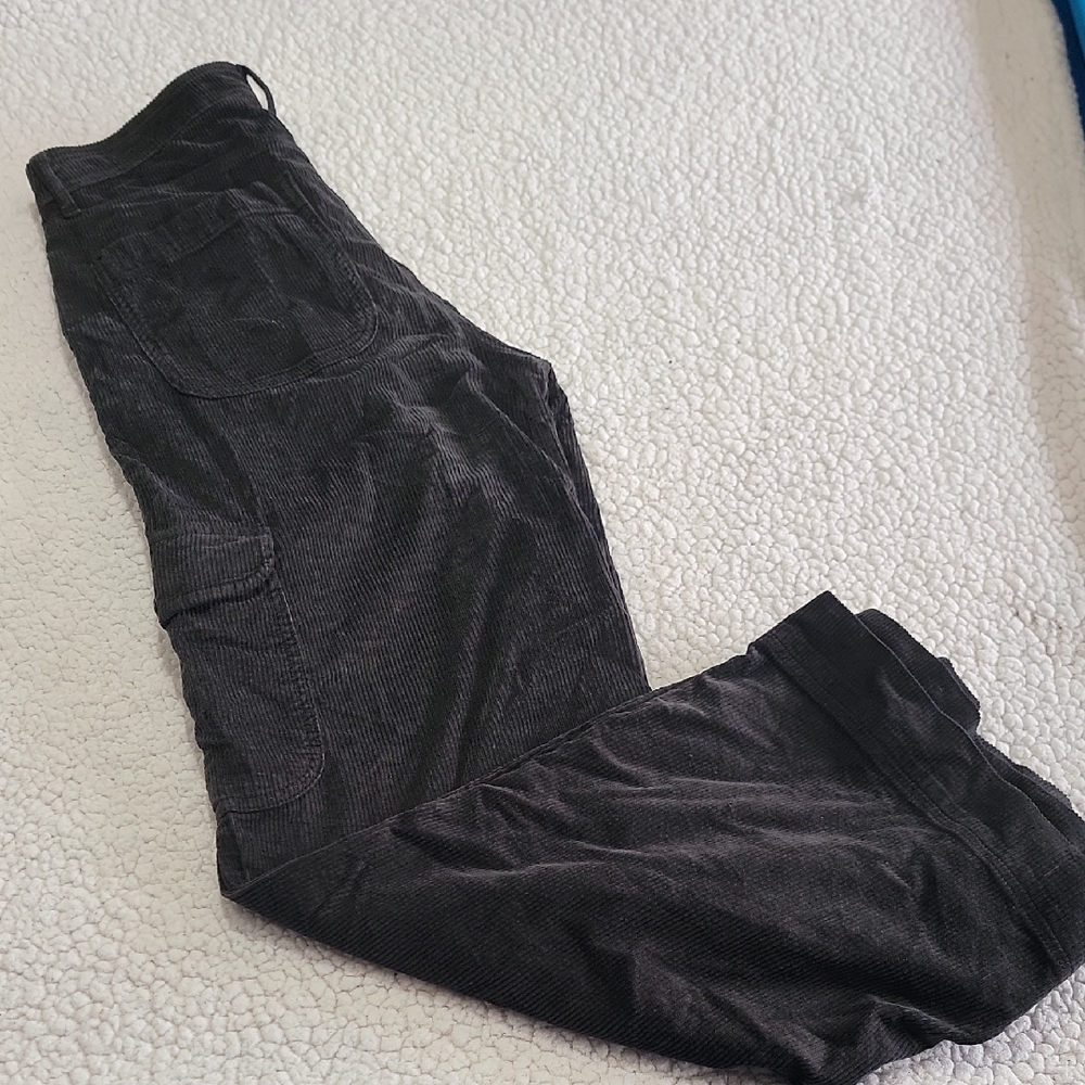 American Eagle Outfitters Dark Gray Corduroy Joggers